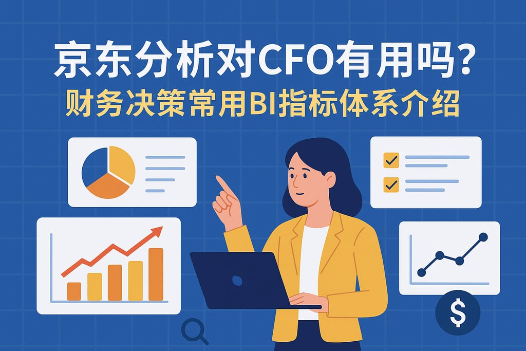京东分析对CFO有用吗？财务决策常用BI指标体系介绍