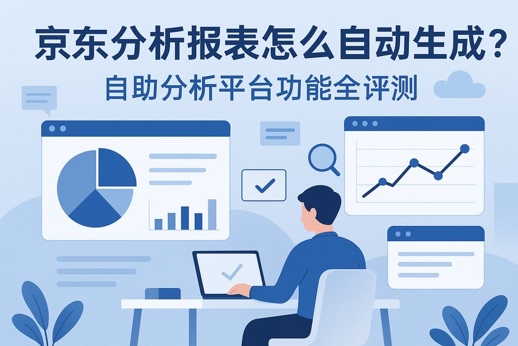 京东分析报表怎么自动生成？自助分析平台功能全评测