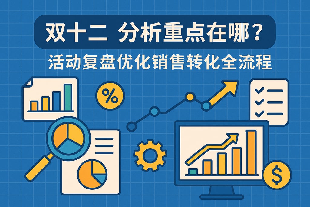 双十二分析重点在哪？活动复盘优化销售转化全流程