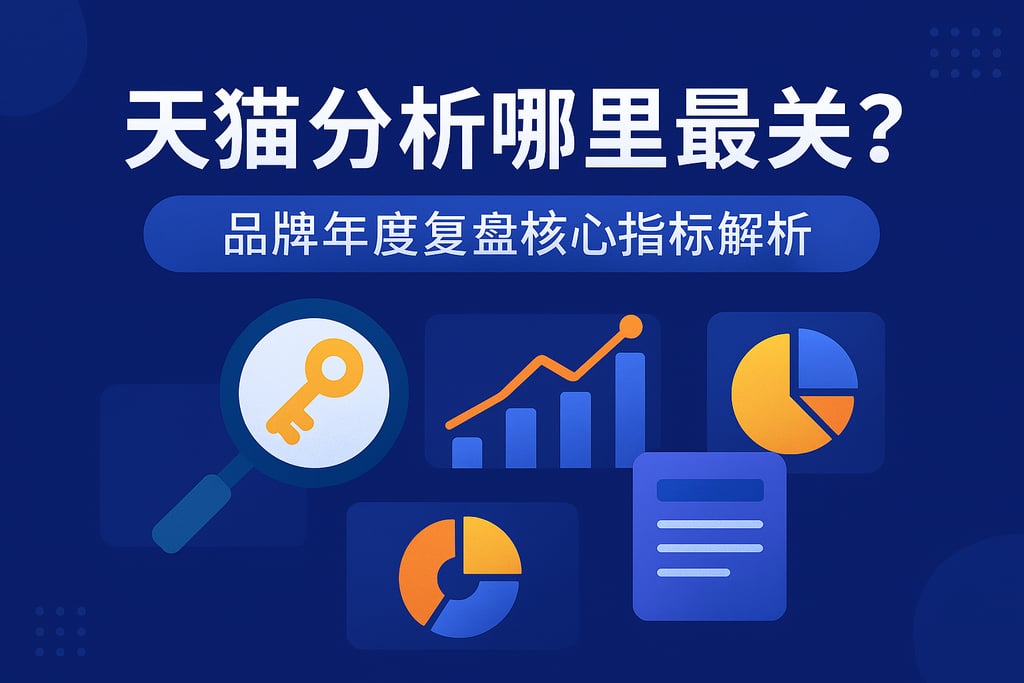 天猫分析哪里最关键？品牌年度复盘核心指标解析