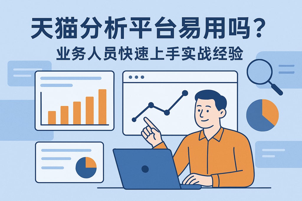 天猫分析平台易用吗？业务人员快速上手实战经验