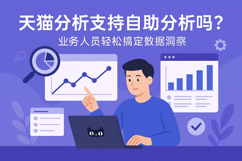 天猫分析支持自助分析吗？业务人员轻松搞定数据洞察