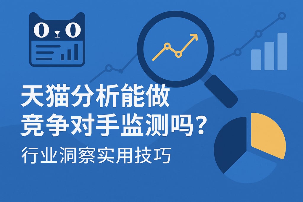 天猫分析能做竞争对手监测吗？行业洞察实用技巧
