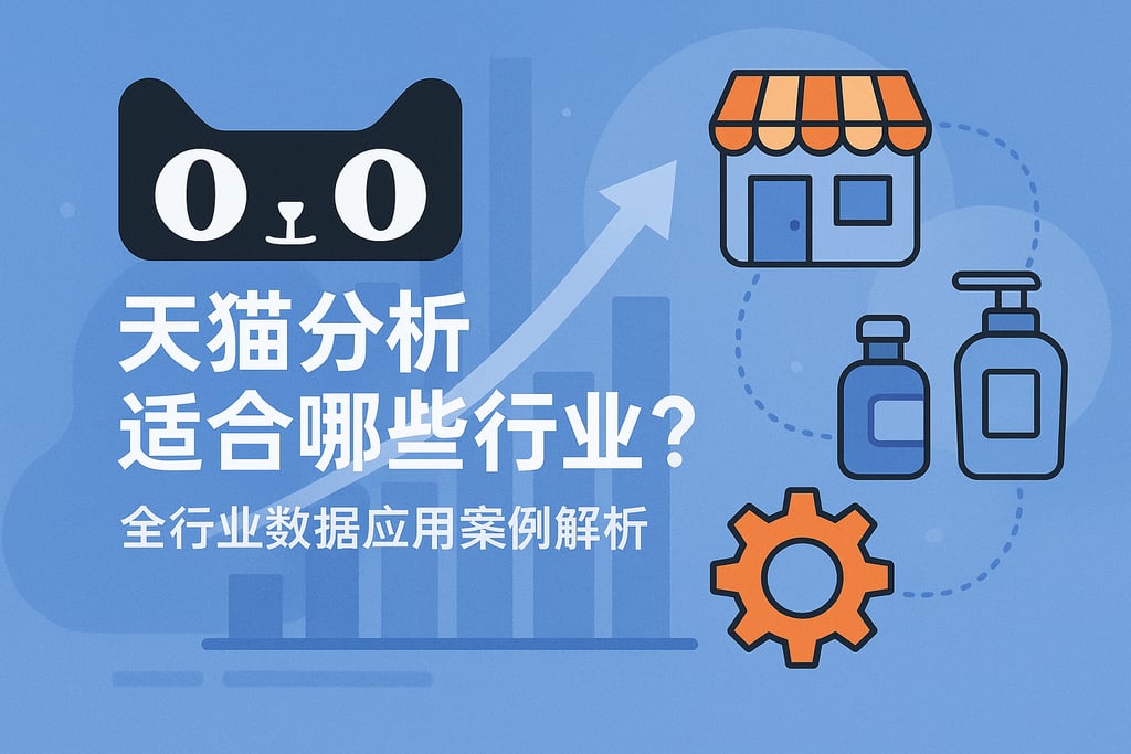 天猫分析适合哪些行业？全行业数据应用案例解析