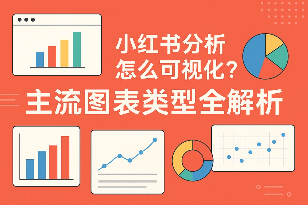 小红书分析怎么可视化？主流图表类型全解析