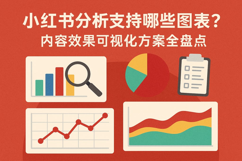 小红书分析支持哪些图表？内容效果可视化方案全盘点