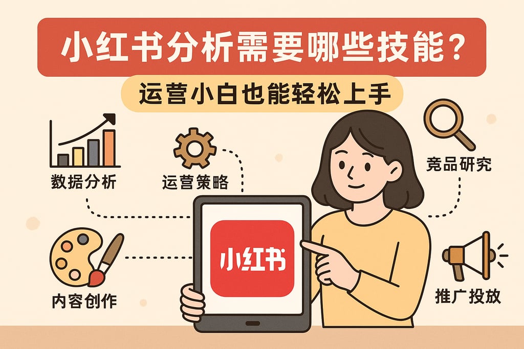 小红书分析需要哪些技能？运营小白也能轻松上手