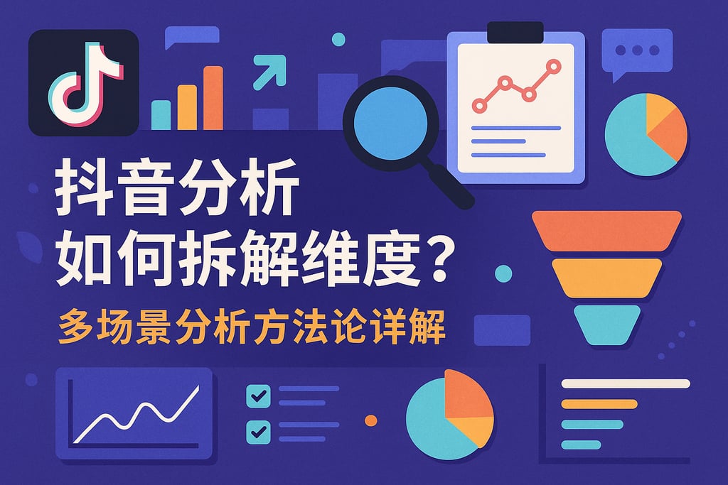 抖音分析如何拆解维度？多场景分析方法论详解