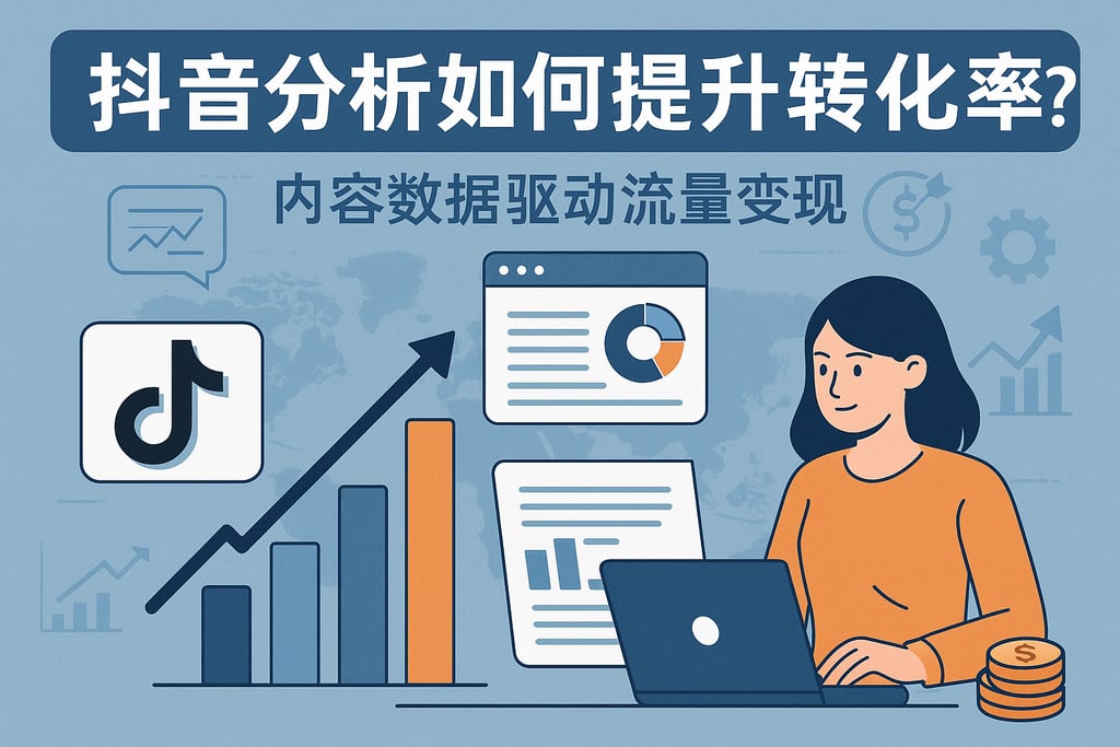 抖音分析如何提升转化率？内容数据驱动流量变现