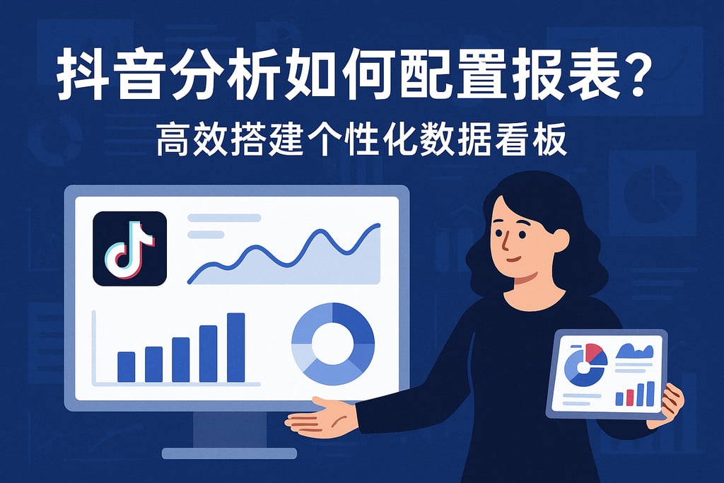 抖音分析如何配置报表？高效搭建个性化数据看板