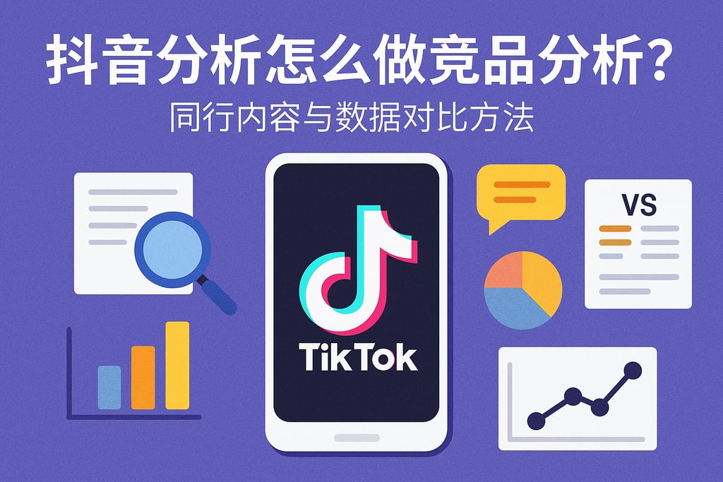 抖音分析怎么做竞品分析？同行内容与数据对比方法