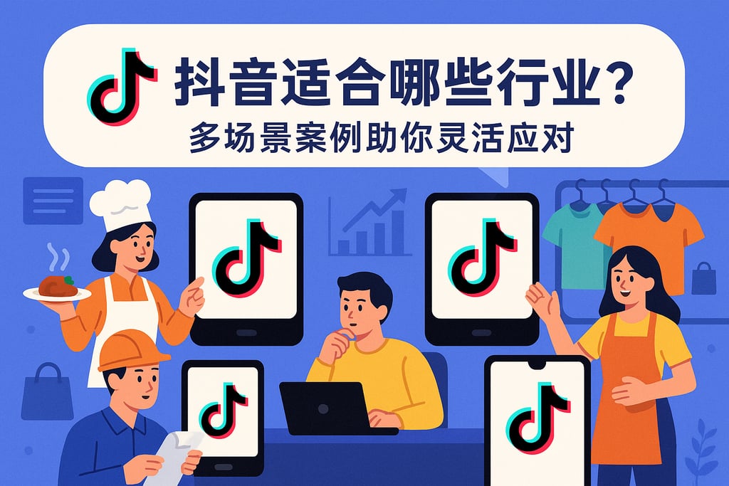 抖音分析适合哪些行业？多场景案例助你灵活应对