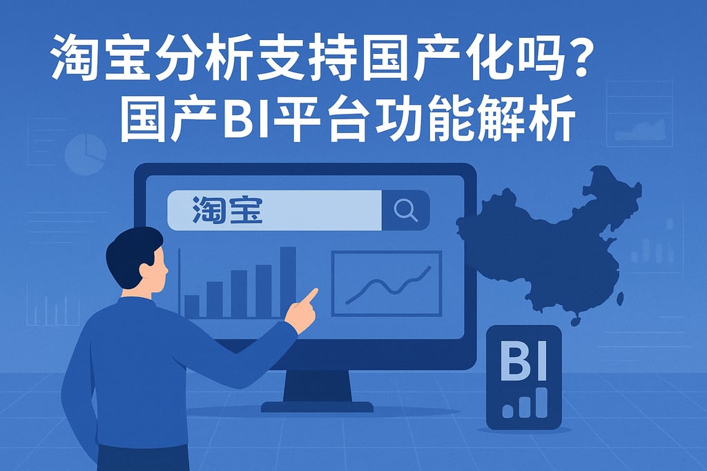 淘宝分析支持国产化吗？国产BI平台功能解析