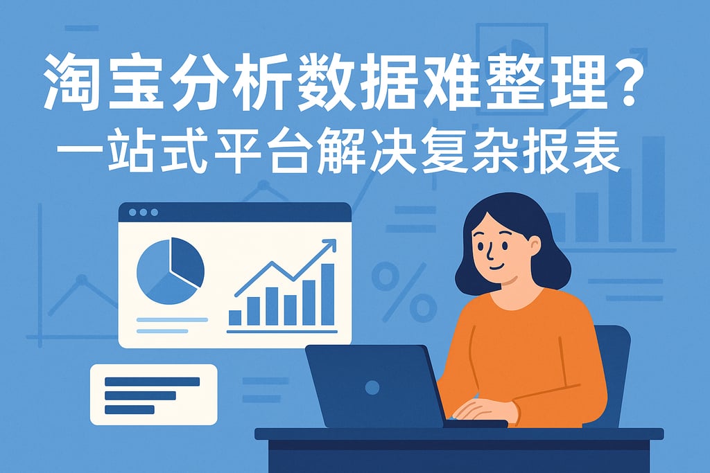 淘宝分析数据难整理？一站式平台解决复杂报表