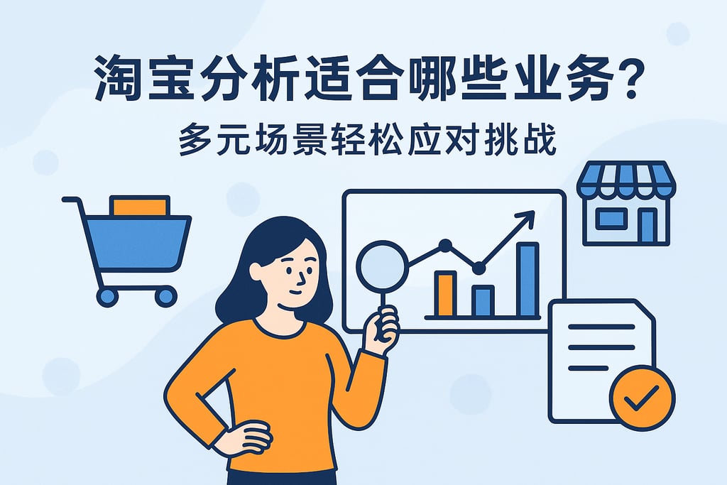 淘宝分析适合哪些业务？多元场景轻松应对挑战