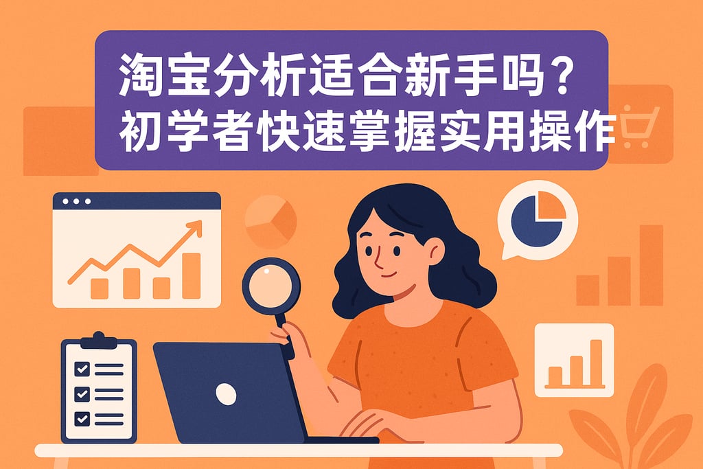 淘宝分析适合新手吗？初学者快速掌握实用操作