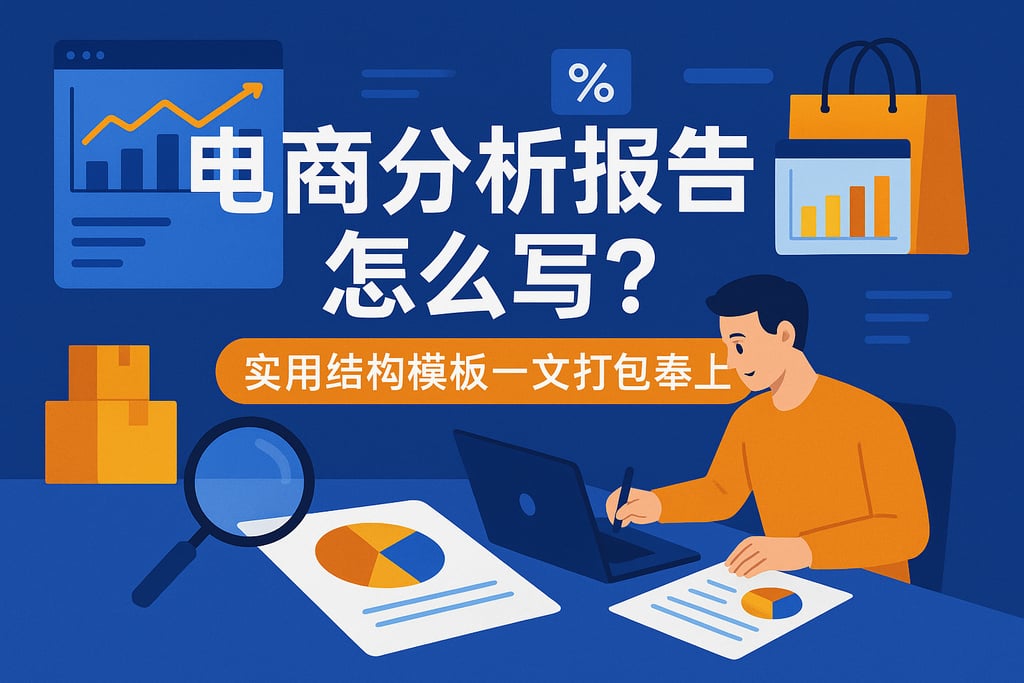 电商分析报告怎么写？实用结构模板一文打包奉上