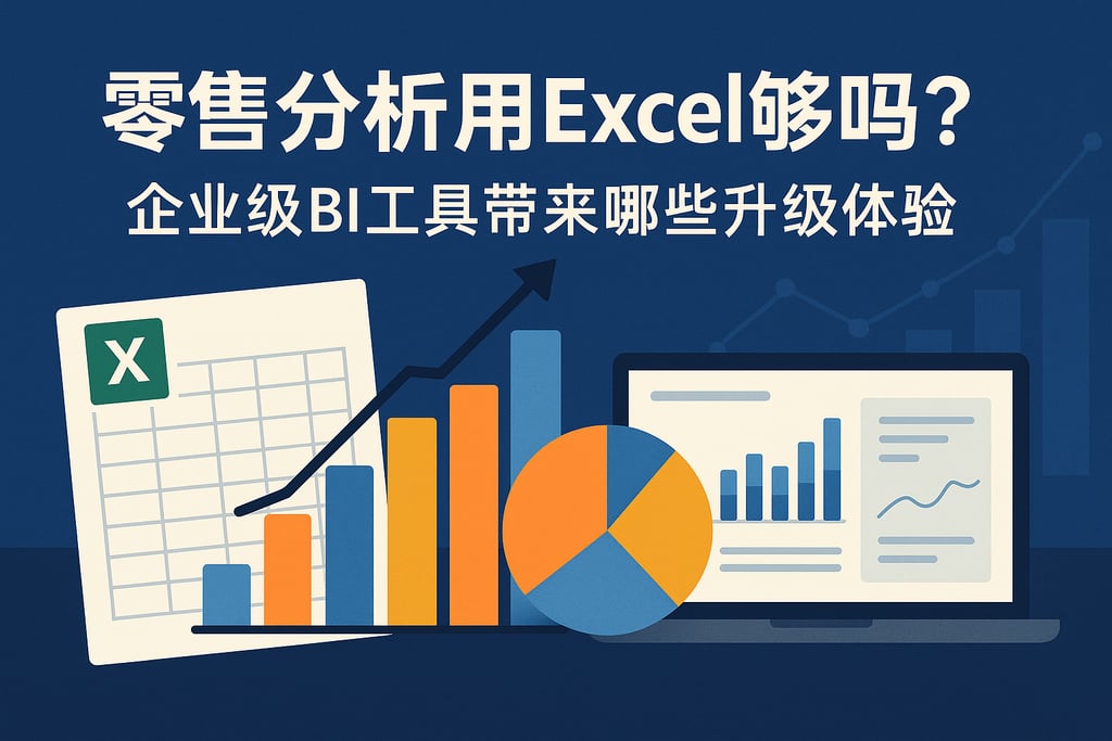 零售分析用Excel够吗？企业级BI工具带来哪些升级体验