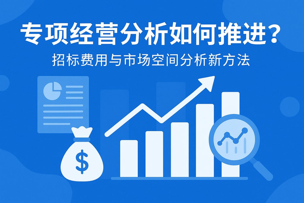 专项经营分析如何推进？招标费用与市场空间分析新方法
