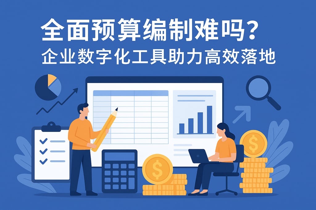 全面预算编制难吗？企业数字化工具助力高效落地