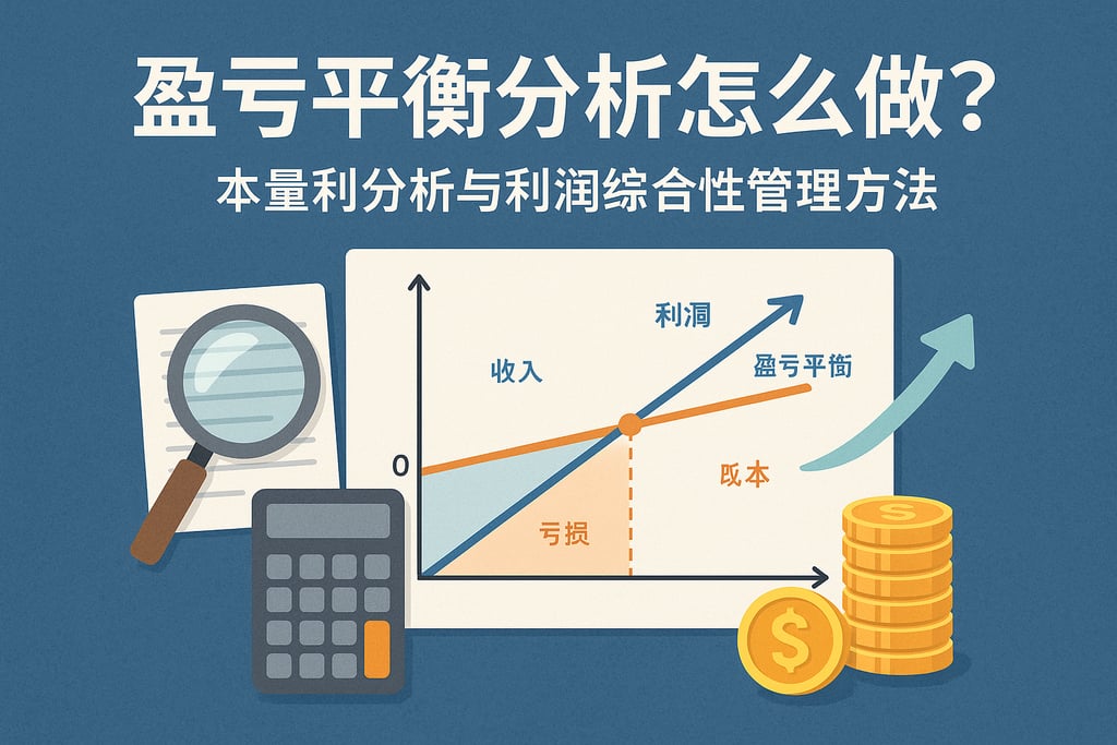 盈亏平衡分析怎么做？本量利分析与利润综合性管理方法