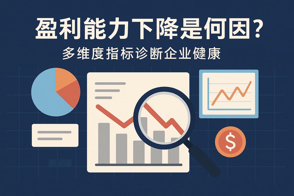 盈利能力下降是何因？多维度指标诊断企业健康