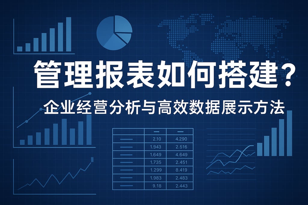 管理报表如何搭建？企业经营分析会高效数据展示方法