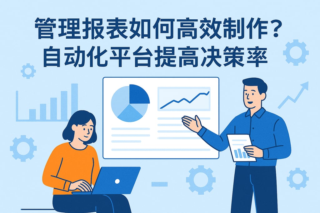 管理报表如何高效制作？自动化平台提高决策效率