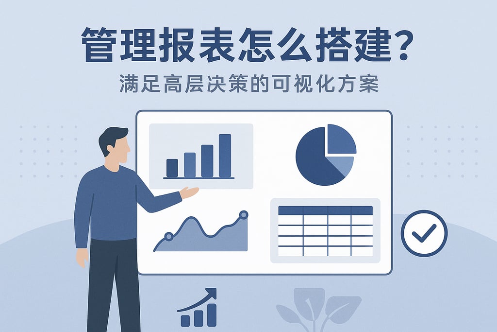 管理报表怎么搭建？满足高层决策的可视化方案