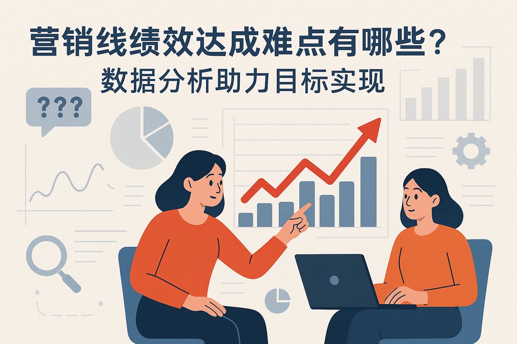 营销线绩效达成难点有哪些？数据分析助力目标实现