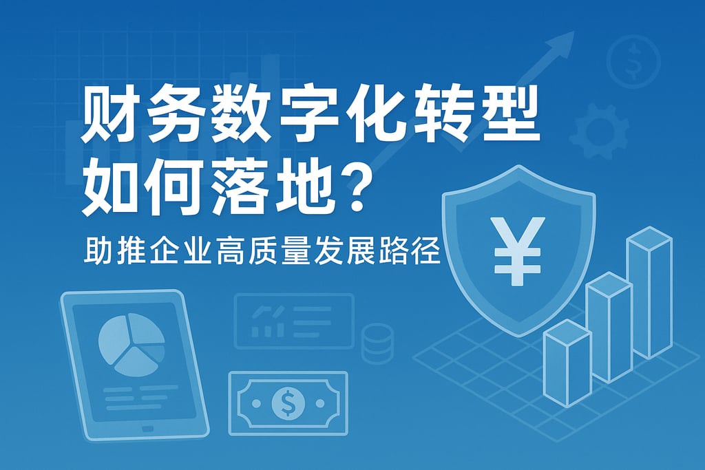 财务数字化转型如何落地？助推企业高质量发展路径