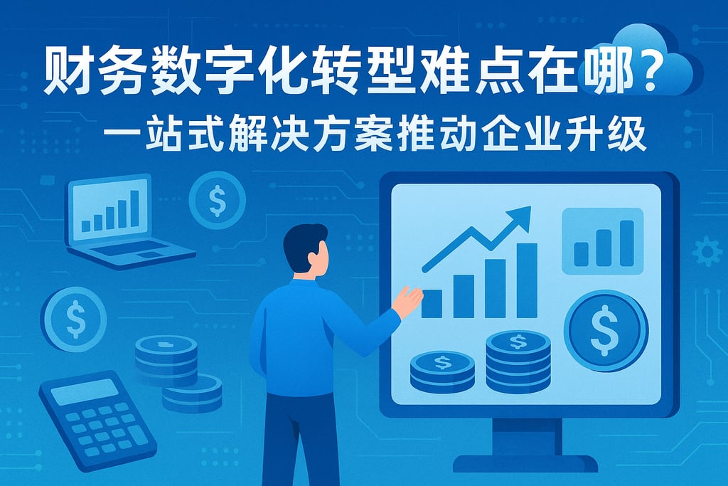 财务数字化转型难点在哪？一站式解决方案推动企业升级