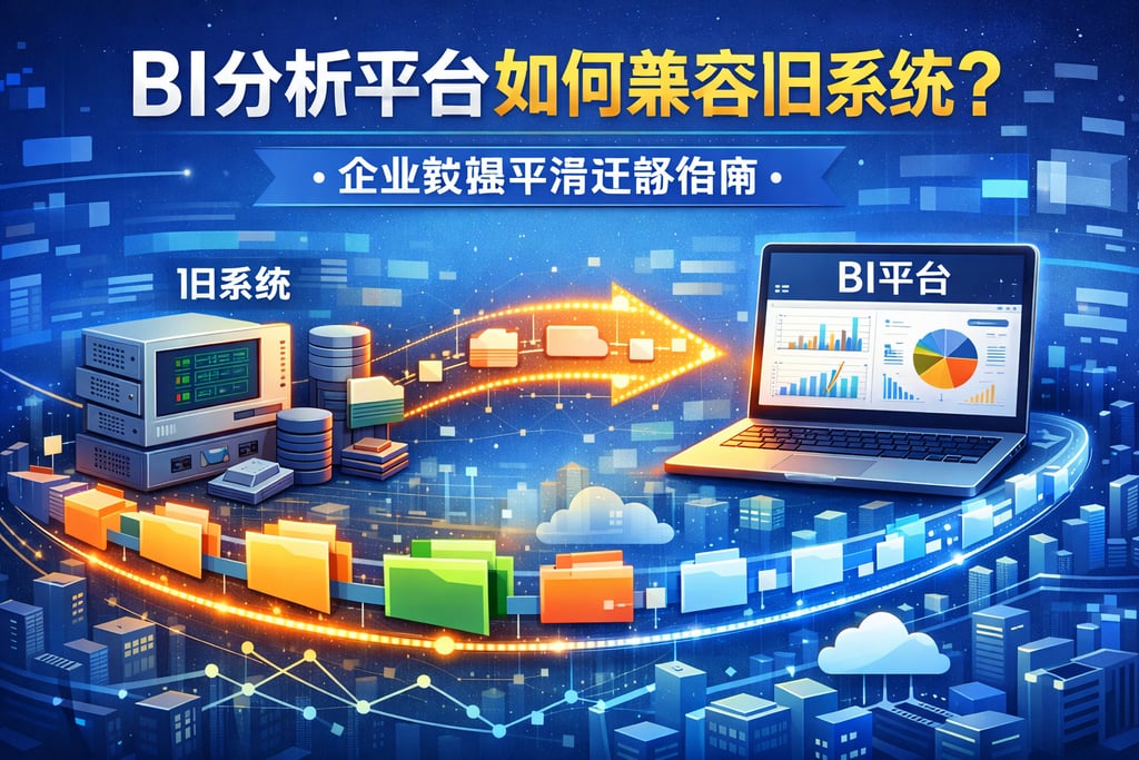 BI分析平台如何兼容旧系统？企业数据平滑迁移指南