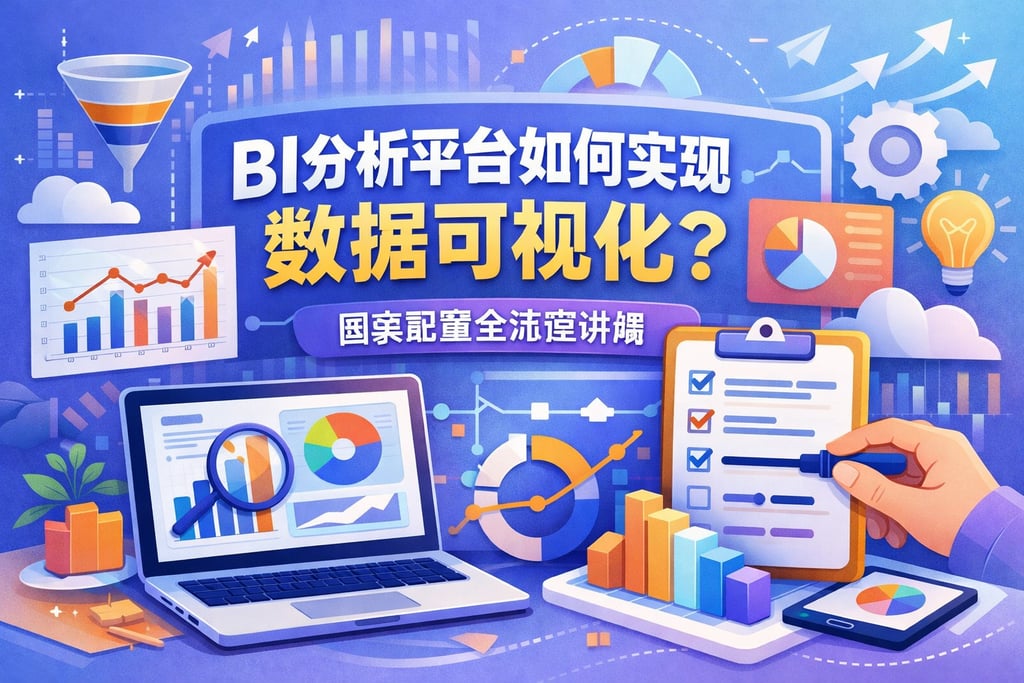 BI分析平台如何实现数据可视化？图表配置全流程讲解