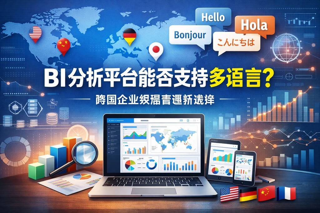 BI分析平台能否支持多语言？跨国企业数据管理新选择
