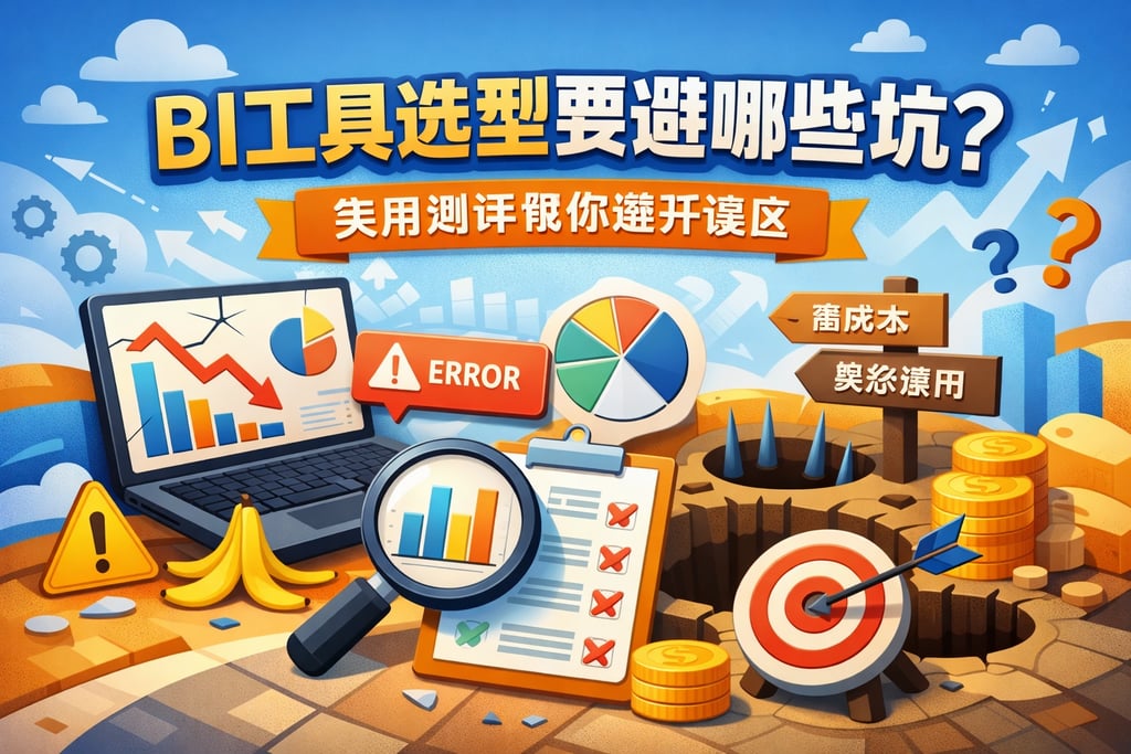 BI工具选型要避哪些坑？实用测评帮你避开误区
