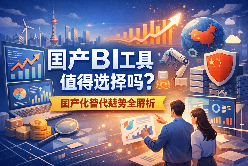 国产BI工具值得选择吗？国产化替代趋势全解析