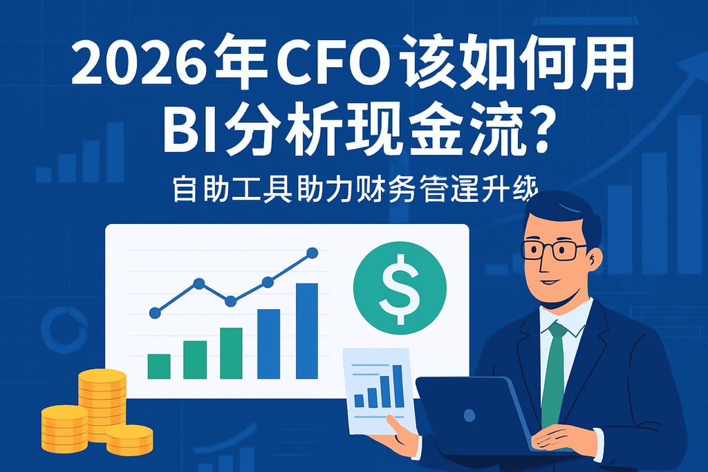 2026CFO该如何用BI分析现金流？自助工具助力财务管理升级
