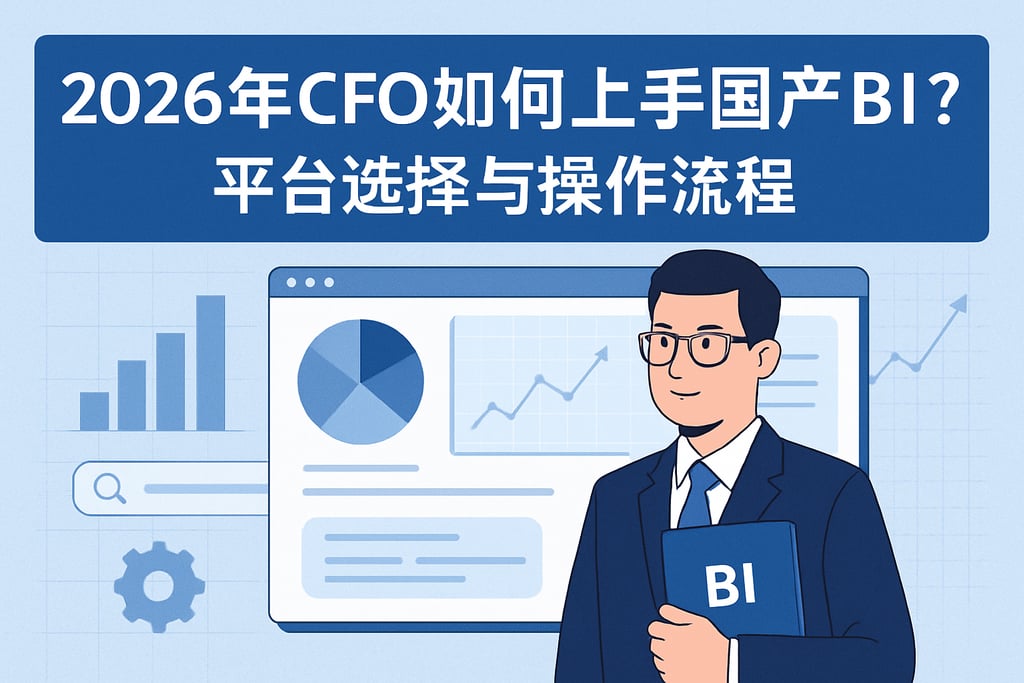 2026年CFO首席财务官如何上手国产BI？平台选择与操作流程