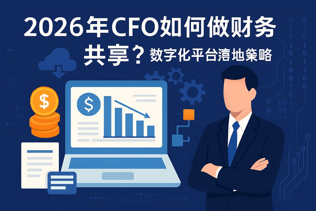 2026年CFO首席财务官如何做财务共享？数字化平台落地策略