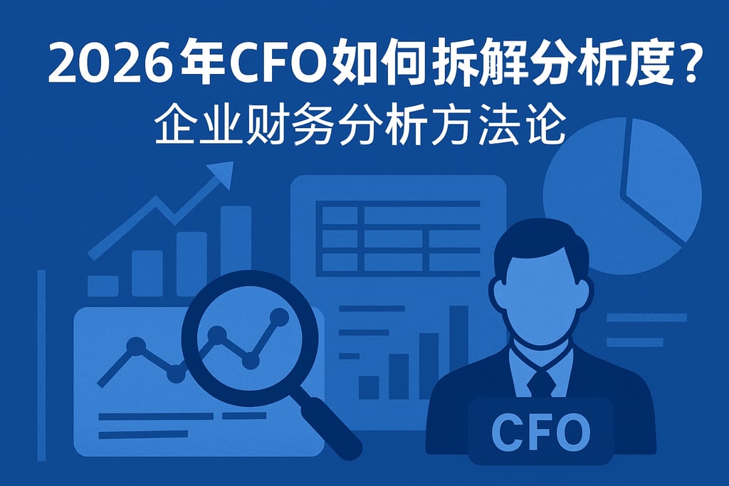 2026年CFO首席财务官如何拆解分析维度？企业财务分析方法论