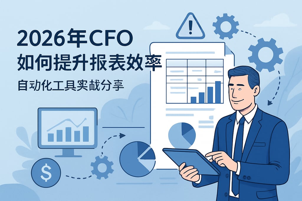 2026年CFO首席财务官如何提升报表效率？自动化工具实战分享