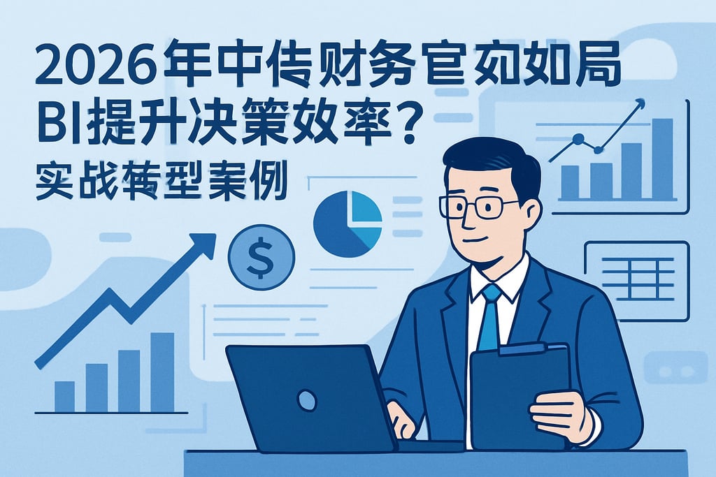 2026年CFO首席财务官如何用BI提升决策效率？实战转型案例