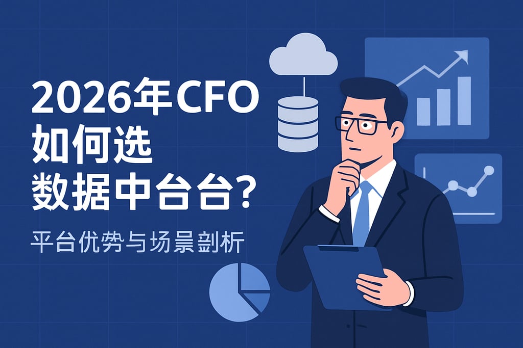 2026年CFO首席财务官如何选数据中台？平台优势与场景剖析
