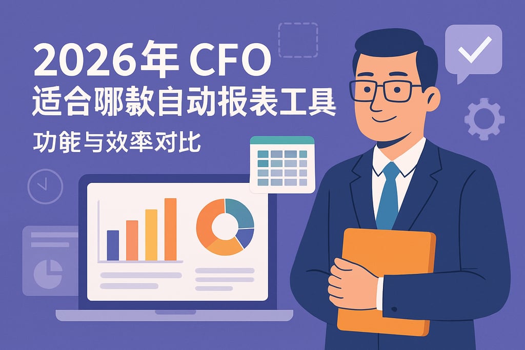 2026年CFO首席财务官适合哪款自动报表工具？功能与效率对比