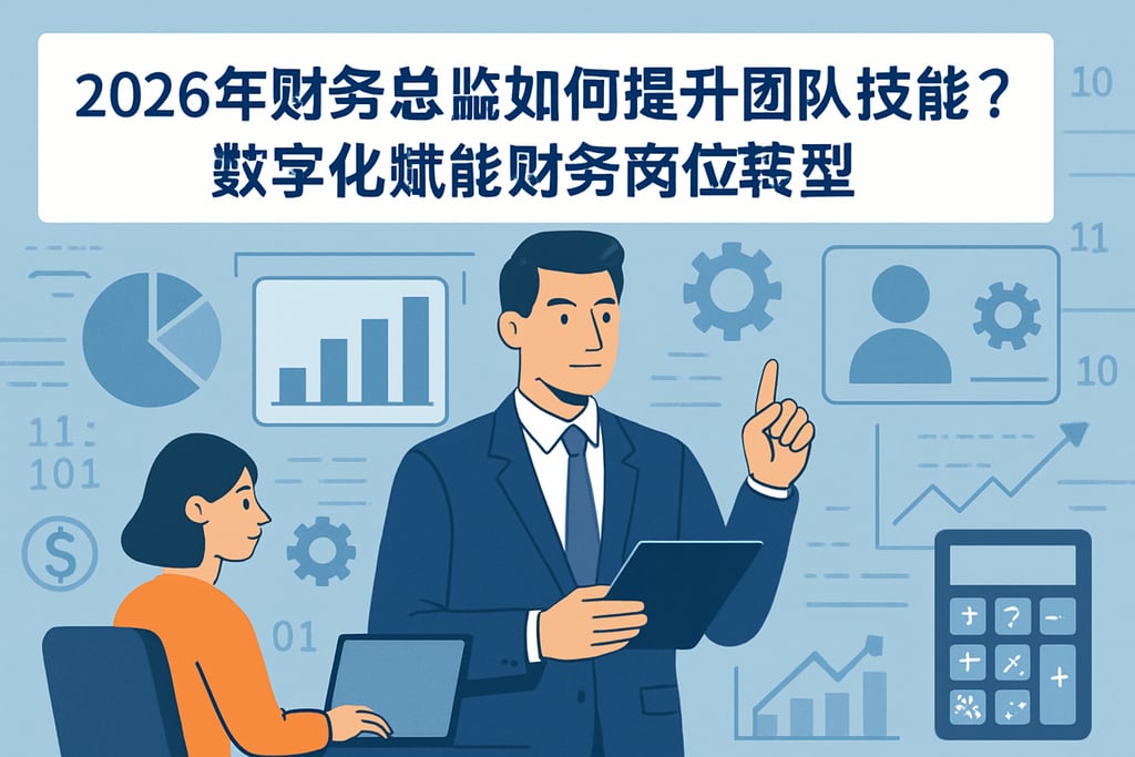 2026年财务总监如何提升团队技能？数字化赋能财务岗位转型