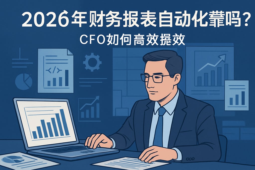 2026年财务报表自动化靠谱吗？CFO首席财务官如何高效提效