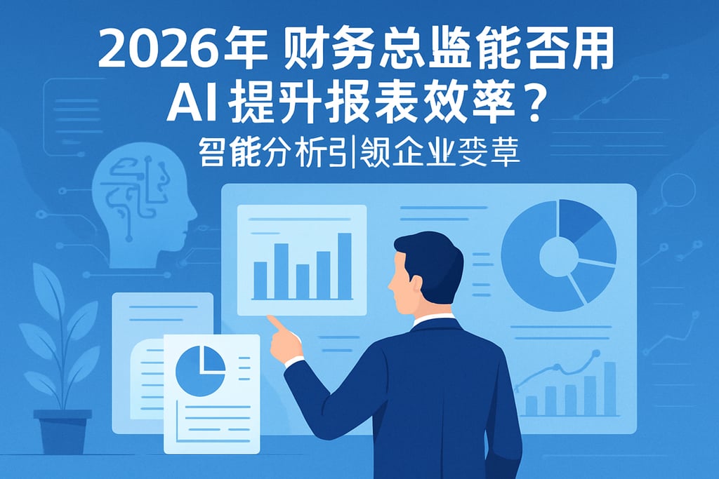 2026财务总监能否用AI提升报表效率？智能分析引领企业变革