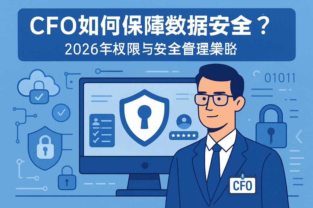 CFO首席财务官如何保障数据安全？2026年权限与安全管理策略
