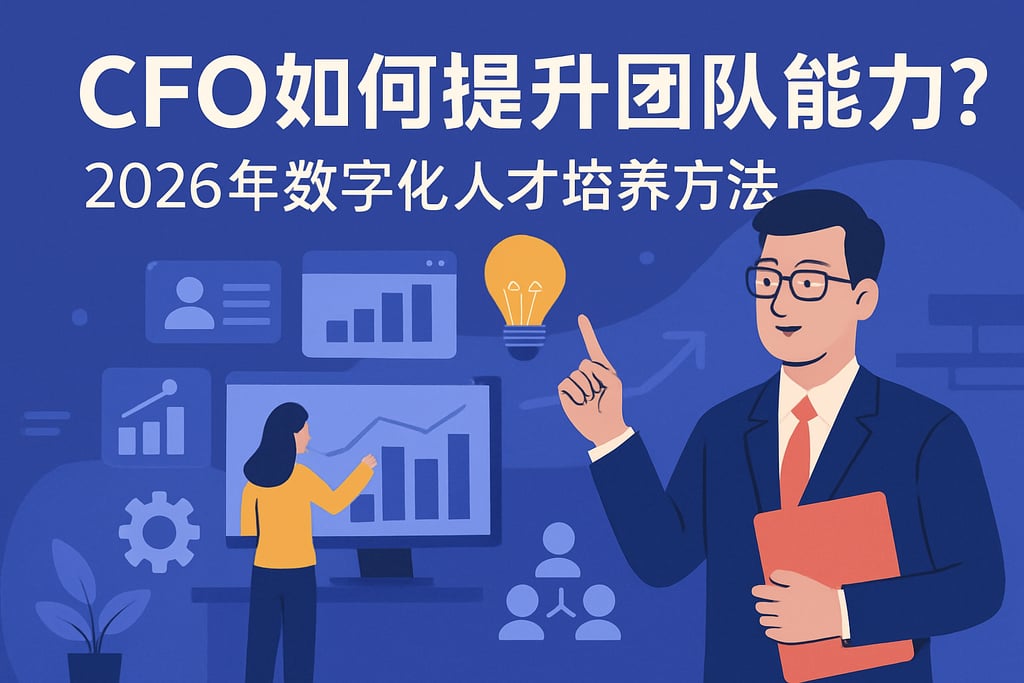 CFO首席财务官如何提升团队能力？2026年数字化人才培养方法